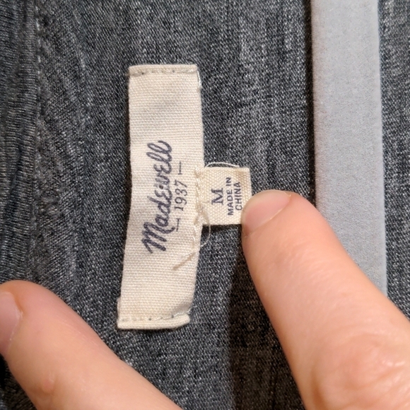 Madewell All-around color block long sleeve top - Picture 7 of 9